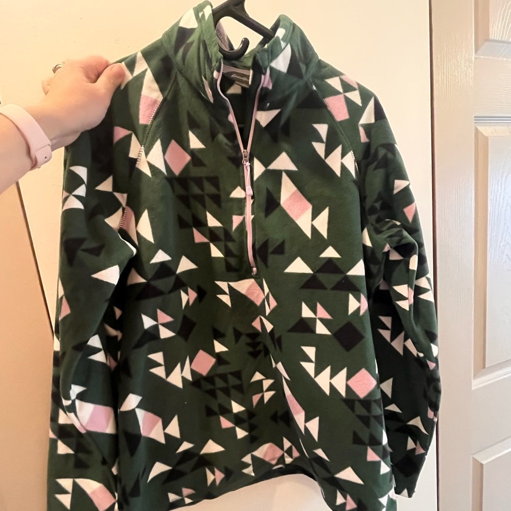 Women’s Large Tall Eddie Bauer Fleece 1/4 Zip